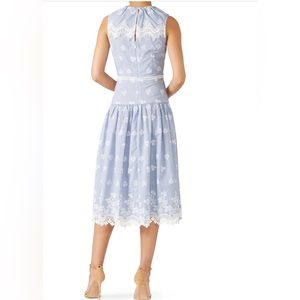 Monique Lhuilier Lace Hem Midi Dress, very cut and as new, just too small for me